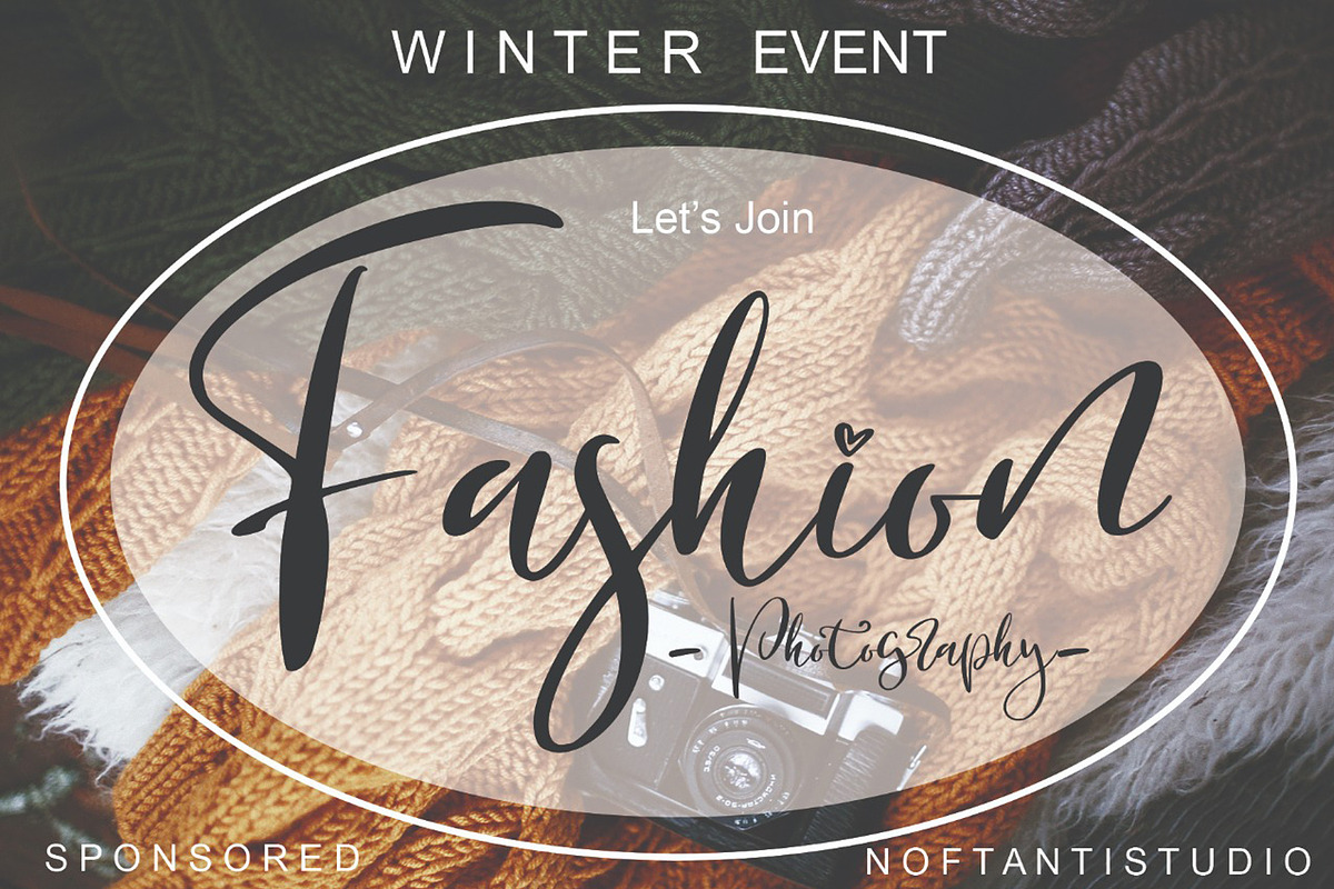 Sweater  Cutes Script Font, a Script Font by Aldedesign (Photo 6 of 7)