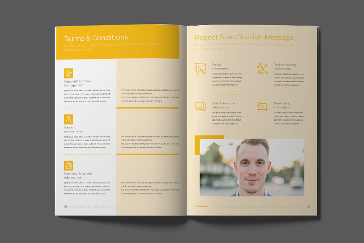 Proposal Template Layout, a Brochure Template by X-Type (Photo 6 of 10)