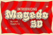 Magedo 3D, a Handwritten Font by Craft Supply Co. (Thumbnail 1 of 8)