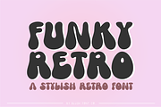 FUNKY RETRO Boho Bubble Font, a Font by Blush Font Co. (Thumbnail 1 of 5)