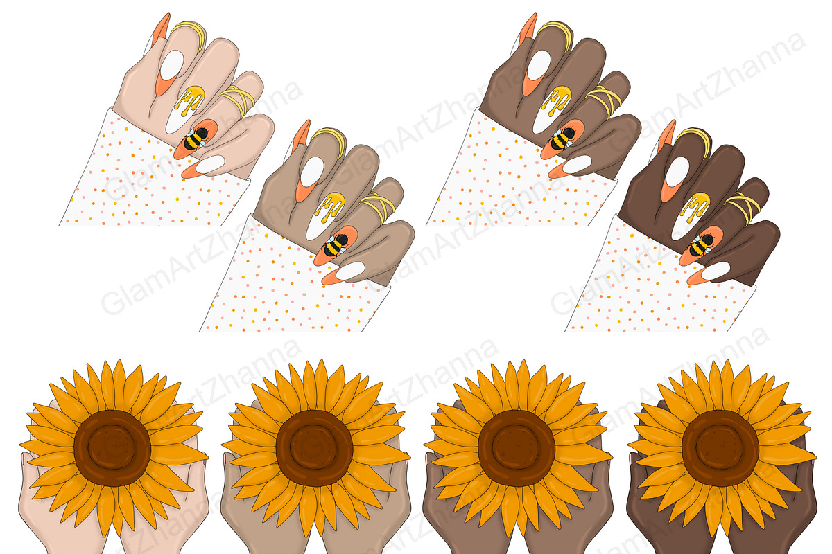 Sunshine Clipart, a Seasonal Illustration by GlamArtZhanna (Photo 5 of 5)