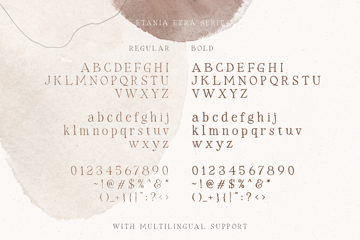 Etania & Ezra - Organic Font Duo, a Script Font by Sarid Ezra (Photo 10 of 12)