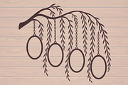 Willow Branch Hanging Photo Frame, an Object Graphic by Libby Wishes (Thumbnail 2 of 3)