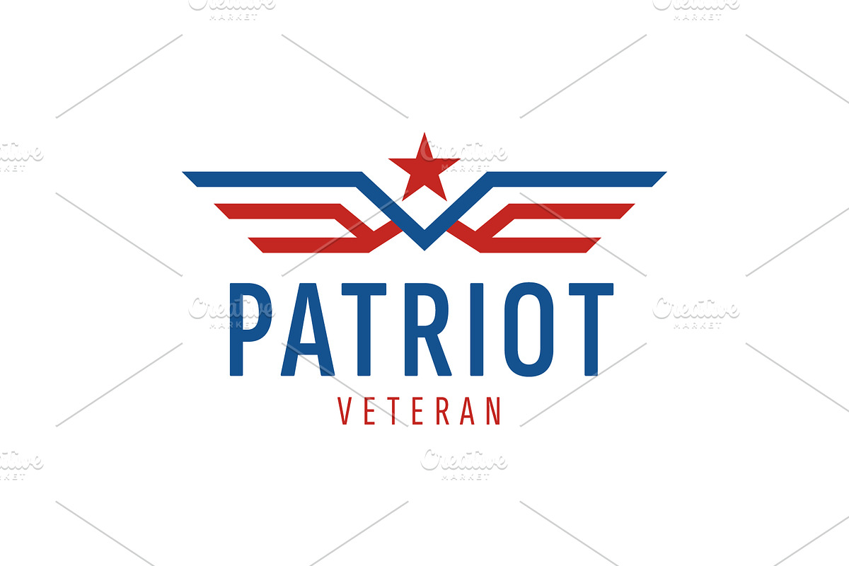 veteran logo illustration, a Branding & Logo Template by Dyn Studio