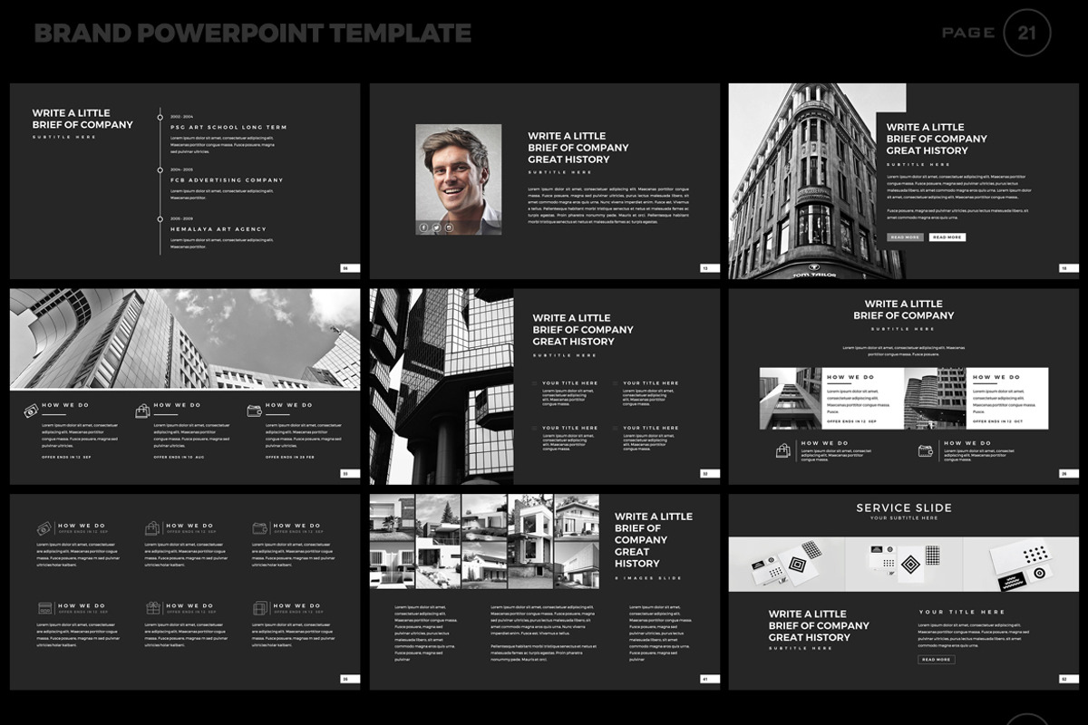 Brand Powerpoint Template, a Presentation Template by iHemalaya (Photo 12 of 13)