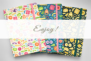 Seamless pattern of Italian pasta 1, a Pattern Graphic by Yummy (Thumbnail 5 of 5)