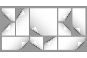 Curled page corner with shadow on, a Texture Illustration by 32pixels
