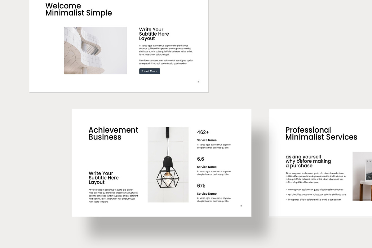 Minimal Presentation Template, a Presentation Template by evgenystudio (Photo 2 of 8)