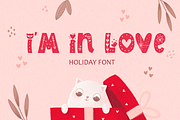 I’m In Love Font • Valentine's Font, a Font by moolesya (Thumbnail 1 of 12)