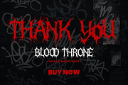 BloodThrone Gothic Metal Font, a Script Font by Art StoreID (Thumbnail 12 of 12)