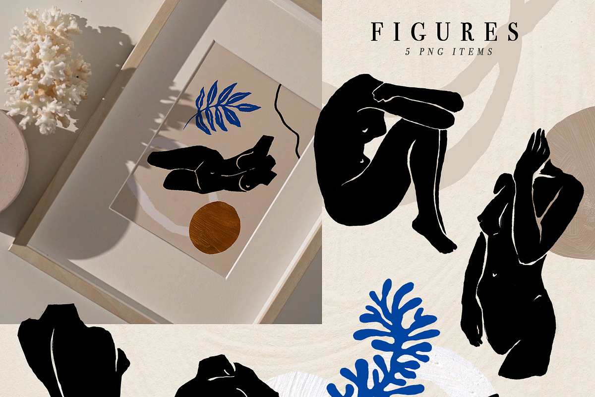 Abstract Woman Posters Bundle, a Decorative Illustration by NassyArt