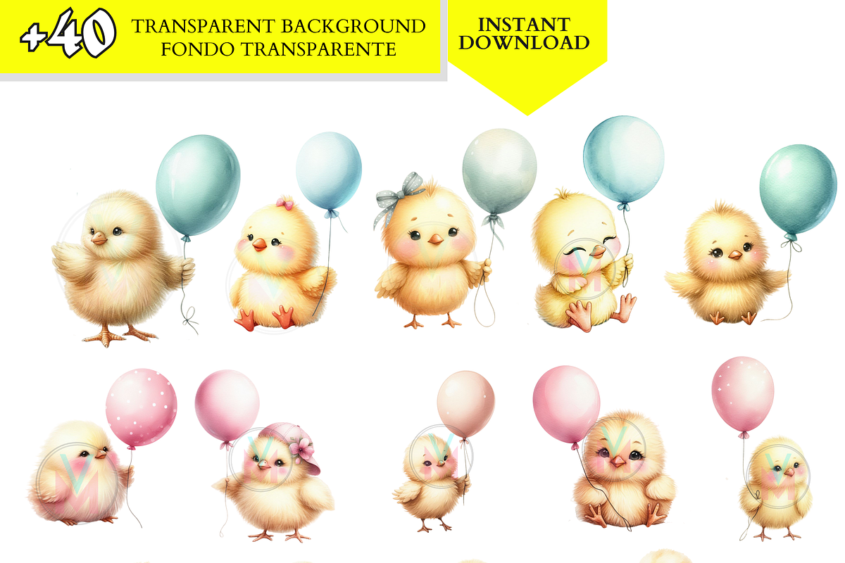 Cute Chick Clipart Chicken Baby png, an Animal Illustration by VM PARTYS  BY TAIRUMA (Photo 10 of 10)