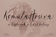 Komula Arsiva - Beautiful ink Script, a Script Font by HypeWorksCo (Thumbnail 1 of 15)