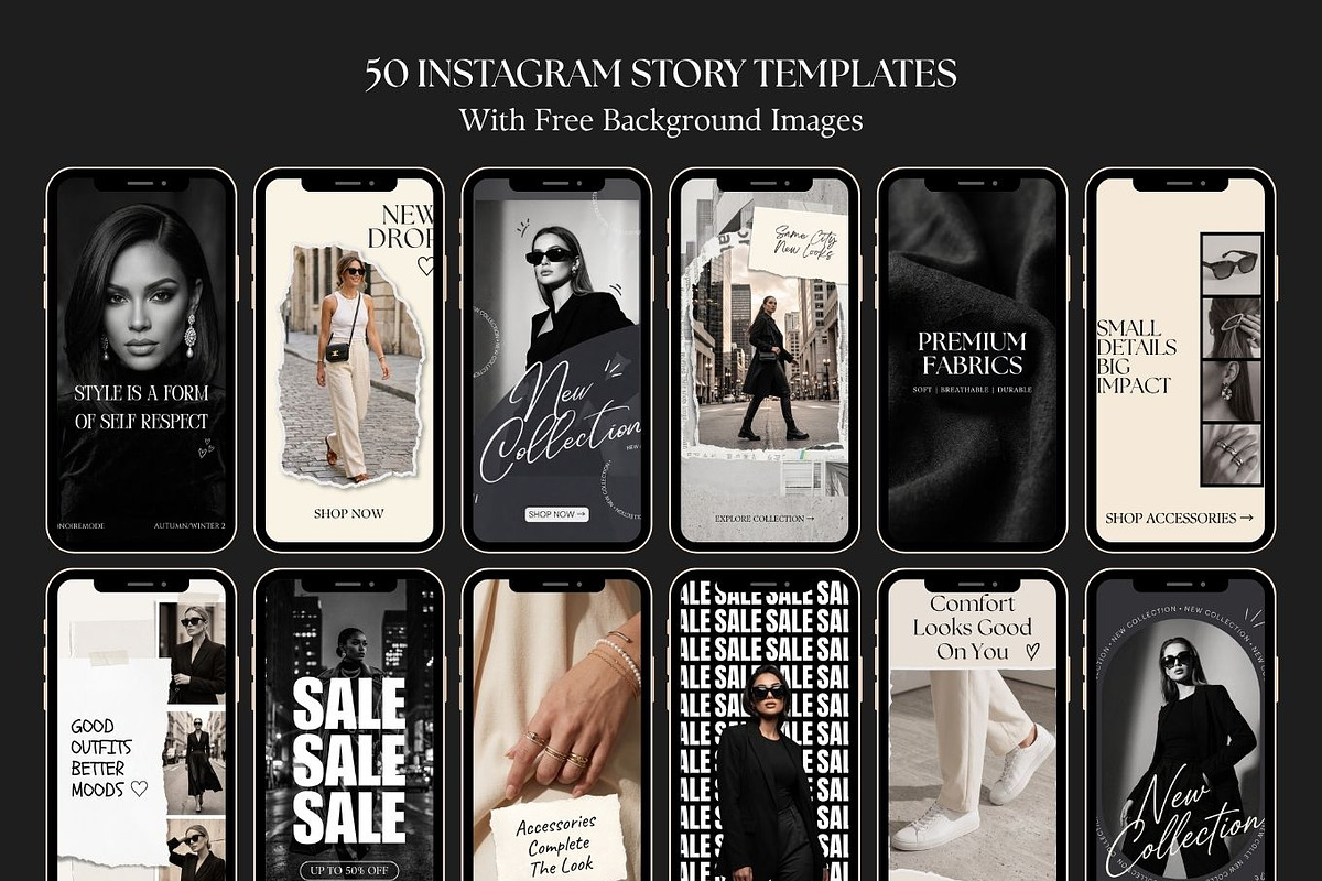 Fashion Instagram Templates, a Social Media Template by Arslan (Photo 3 of 8)