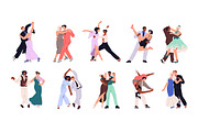 Couple dance set + promo posters, a Person Illustration by PaperTrident (Thumbnail 1 of 8)
