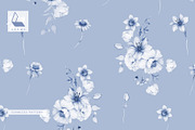 Gwinnett | Indigo | Botanical set, a Decorative Illustration by Karma (Thumbnail 5 of 16)