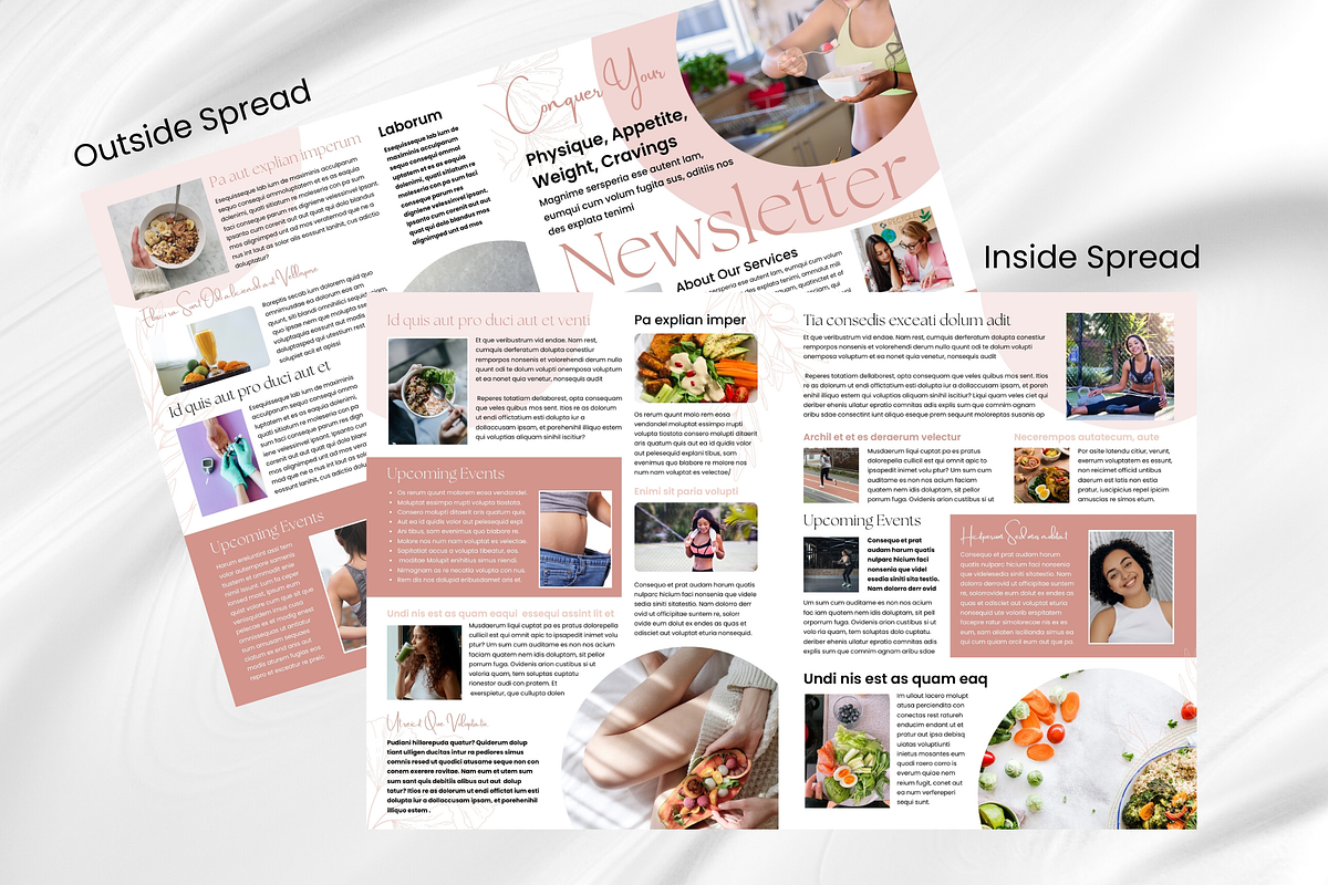 Yoga Class Newsletter Canva Template, an Email Template by PixelCraft (Photo 9 of 16)