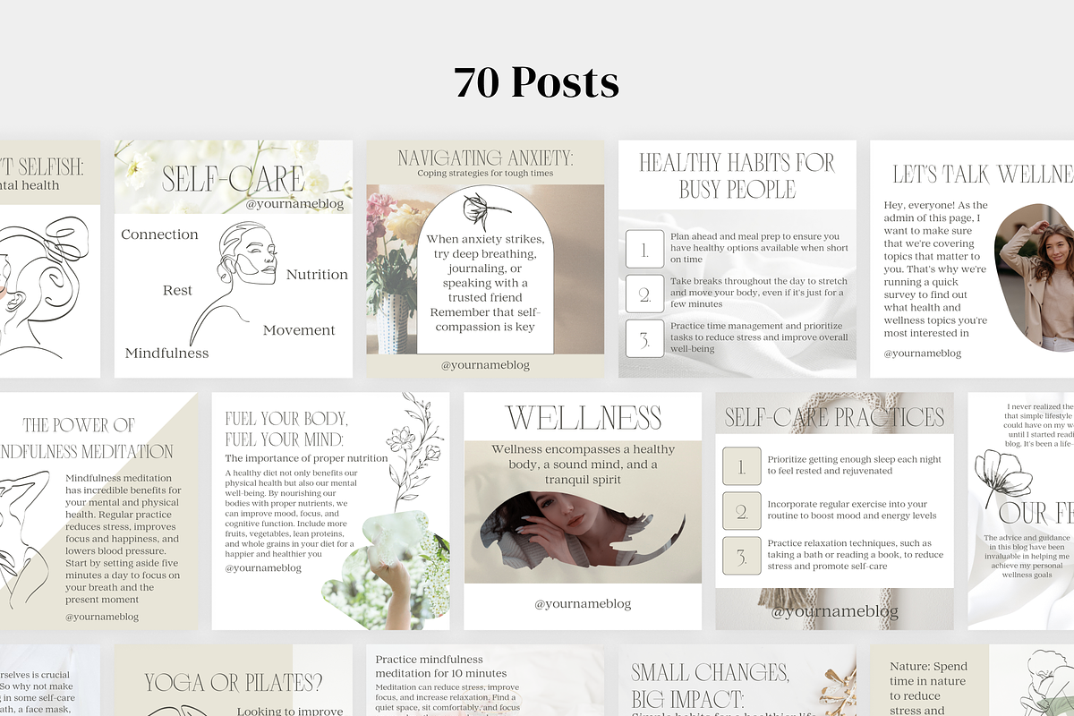 Rotiol Instagram Templates for Canva, a Social Media Template by VeliusCreativeStudio (Photo 3 of 9)