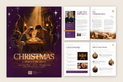 Christmas Church Magazine Template, a Brochure Template by BrandPacks (Thumbnail 1 of 5)