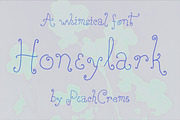 Honeylark Whimsical Curly Font, a Handwritten Font by PeachCreme (Thumbnail 2 of 13)