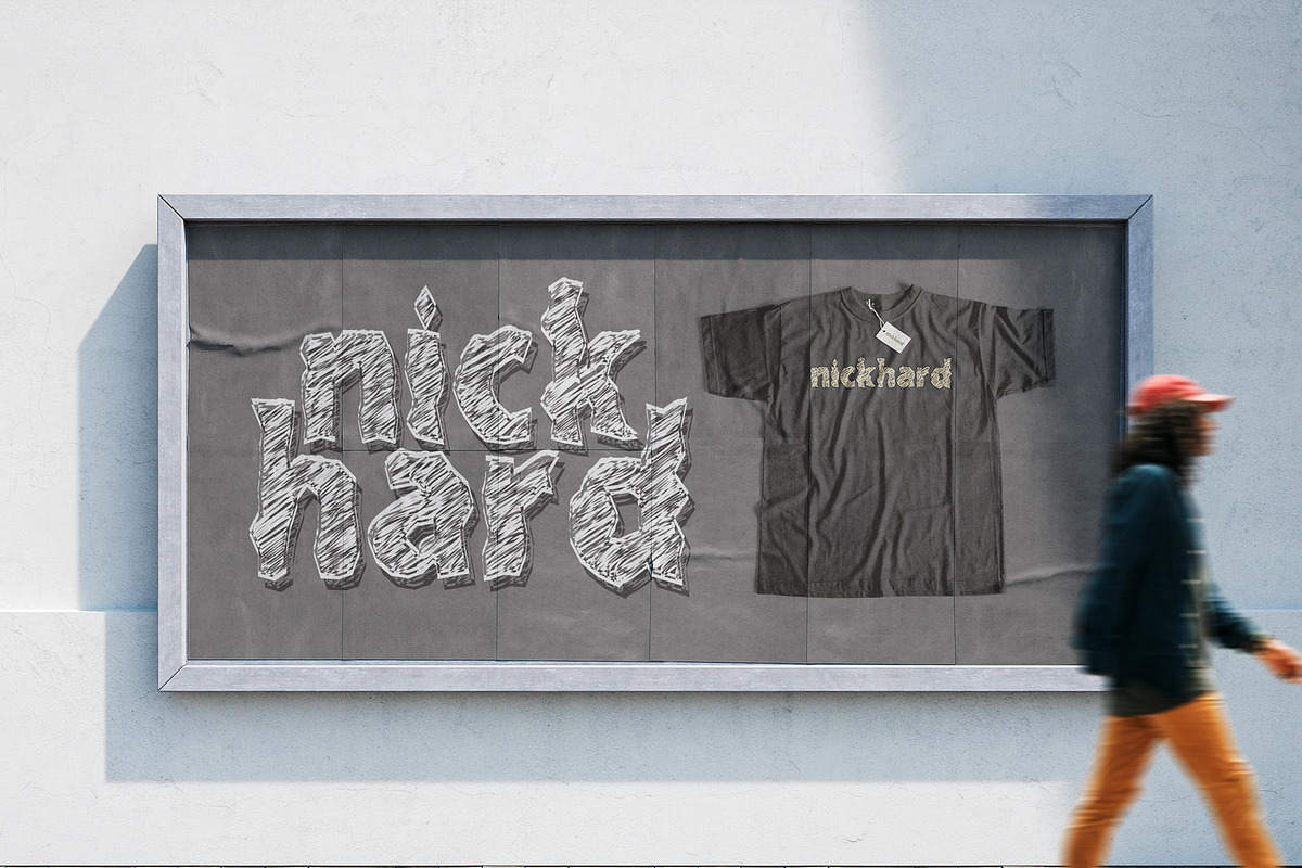 Nickhard, a Handwritten Font by Nickhard (Photo 3 of 8)