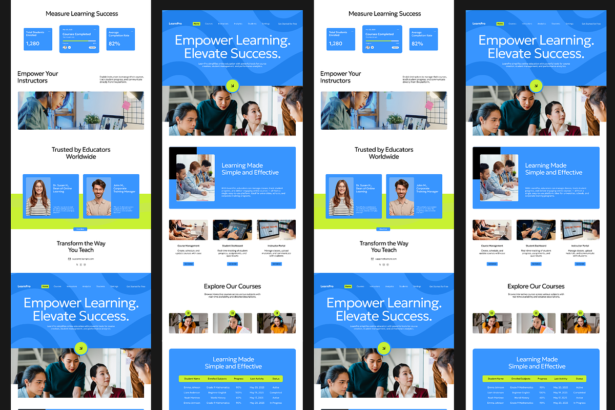 Figma Online Education Landing Page, a Landing Page Template by Musara (Photo 5 of 5)