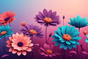 Gradient Floral Background, a Background Graphic by sibel dayı (Thumbnail 13 of 24)