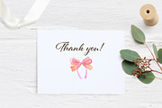 Bows Watercolor Collection, a Decorative Illustration by ElenaPlatovaArt (Thumbnail 7 of 7)