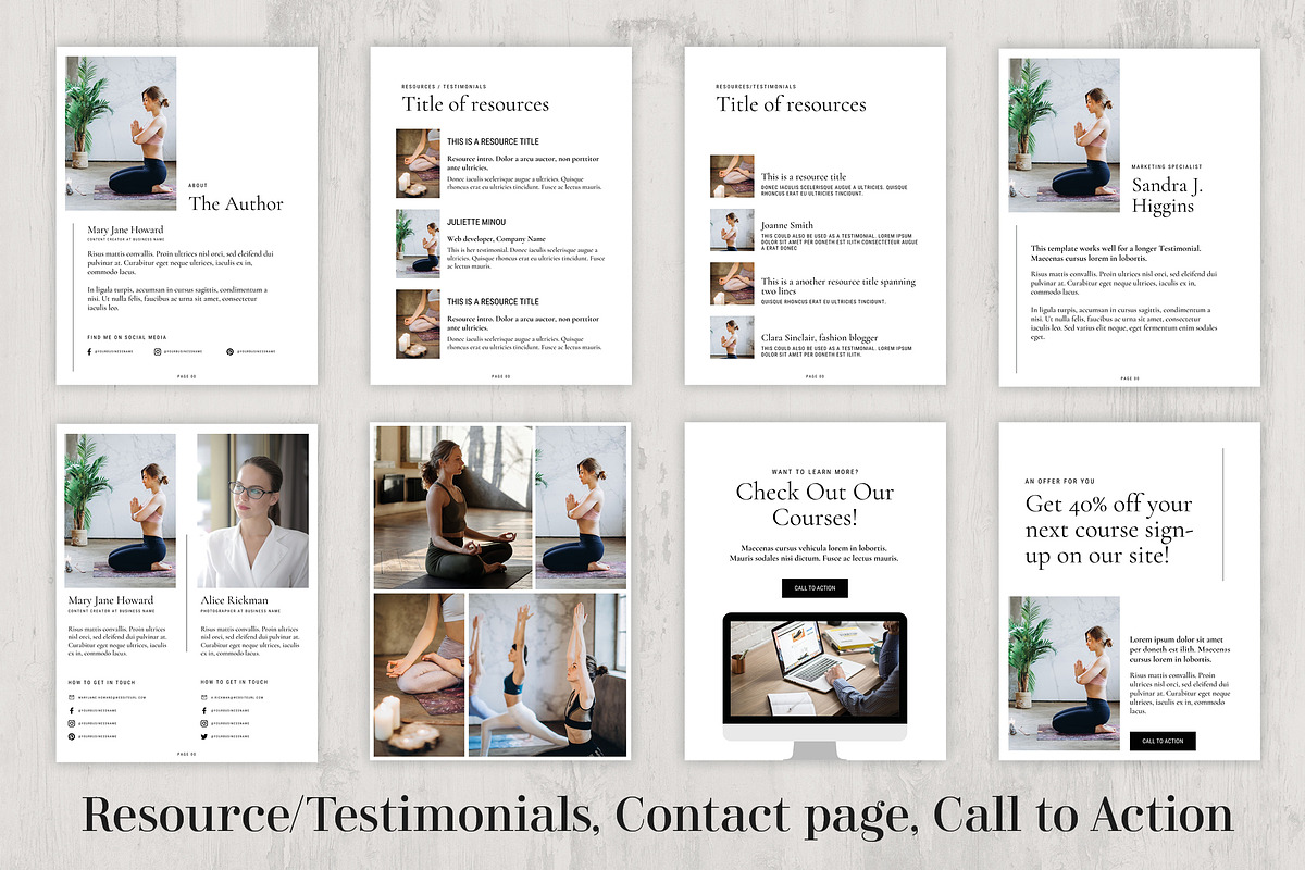 Minimal eBook Template for Canva, a Magazine Template by Paperweight Memories (Photo 5 of 16)