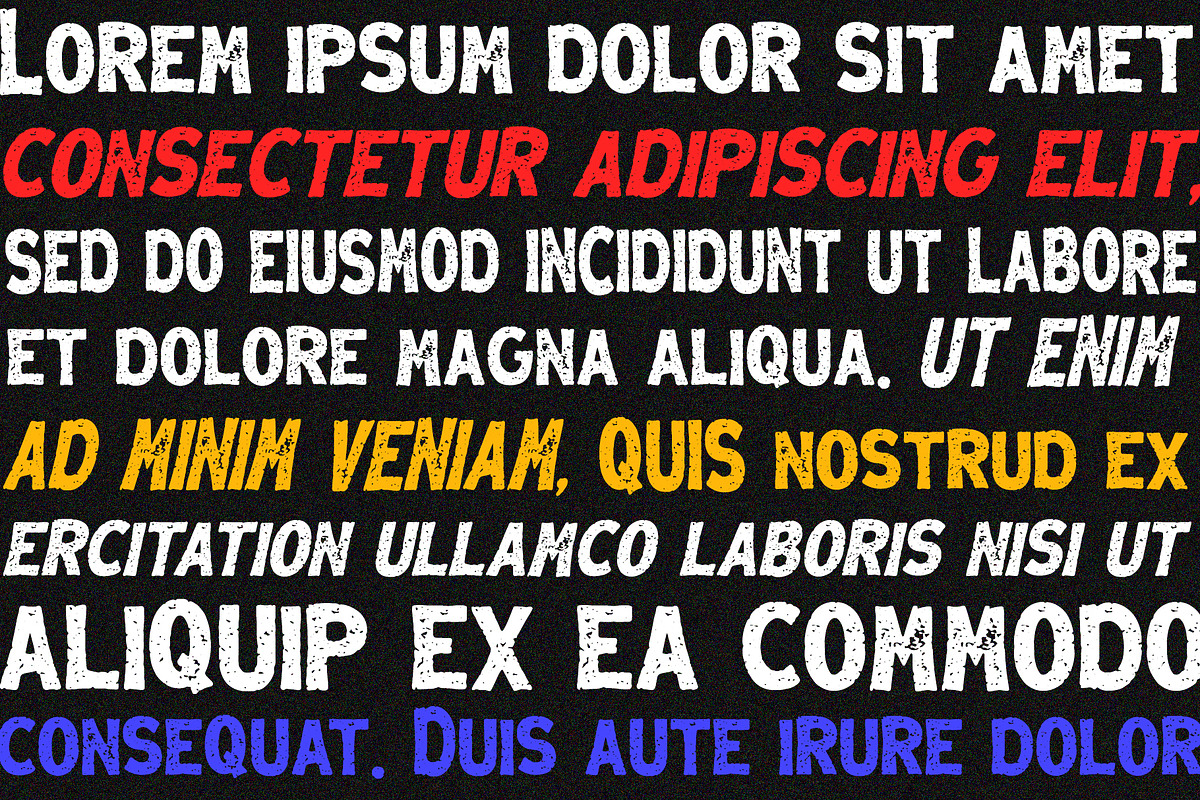 Menzanine - Stamp Font preview 5