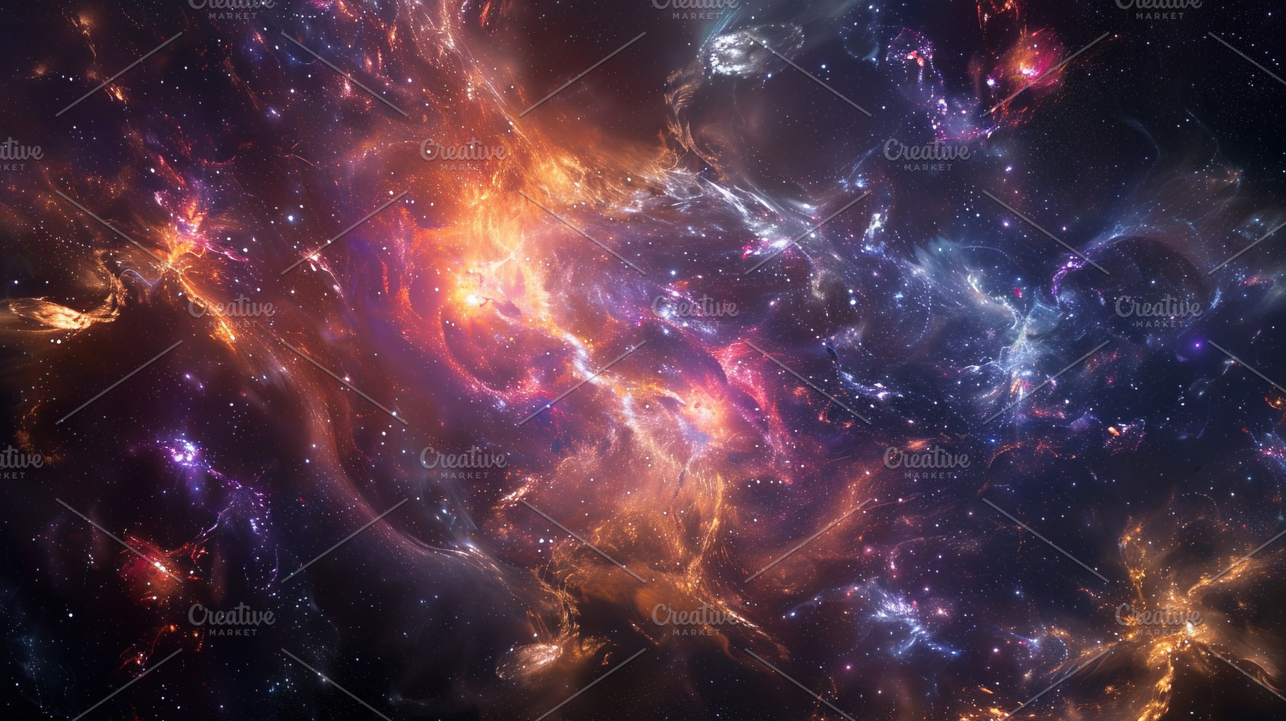 Colorful Galactic Nebula, a Nature Photo by Ales Munt