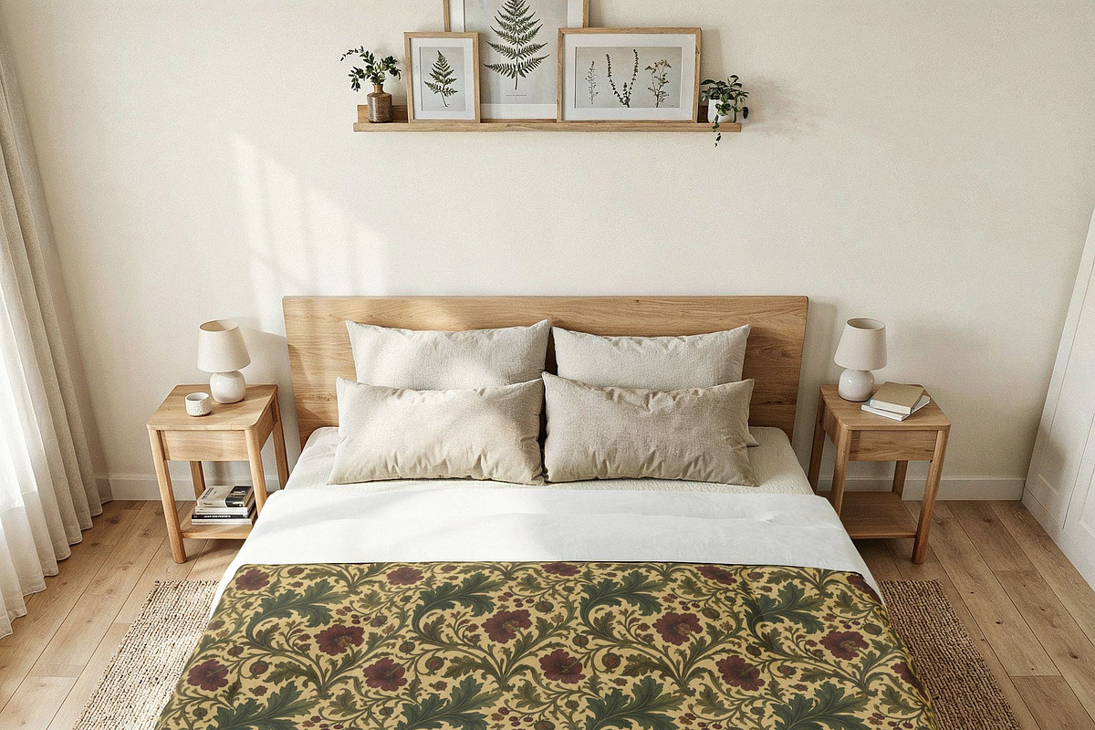 William Morris Inspired Pattern Bund, a Pattern Graphic by elfy creative (Photo 7 of 11)
