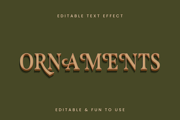 Ornamental Script Text Effect preview 4