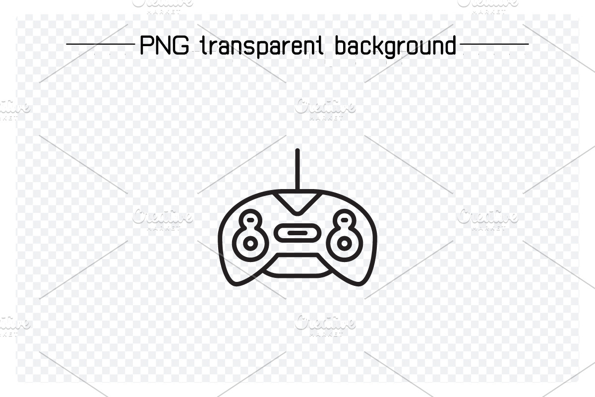 Joystick Icons Line Illustration, an Outline Icon by Designfour (Photo 4 of 7)
