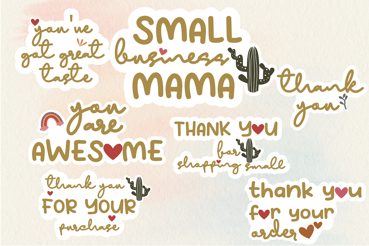 Thank You Sticker Planner, a Graphic by craftNugraha (Photo 3 of 3)