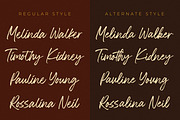 The Rolleta - Handbrush Signature, a Script Font by Almarkhatype (Thumbnail 8 of 11)