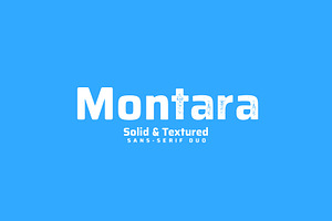 Montara - Textured Clean Sans Duo