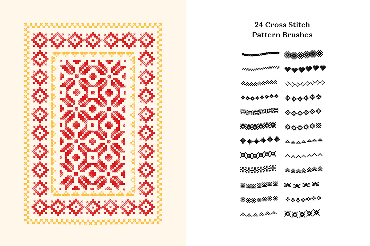 Procreate Cross Stitch Pattern Maker, a Brush Add-On by Pencil Twist (Photo 2 of 10)