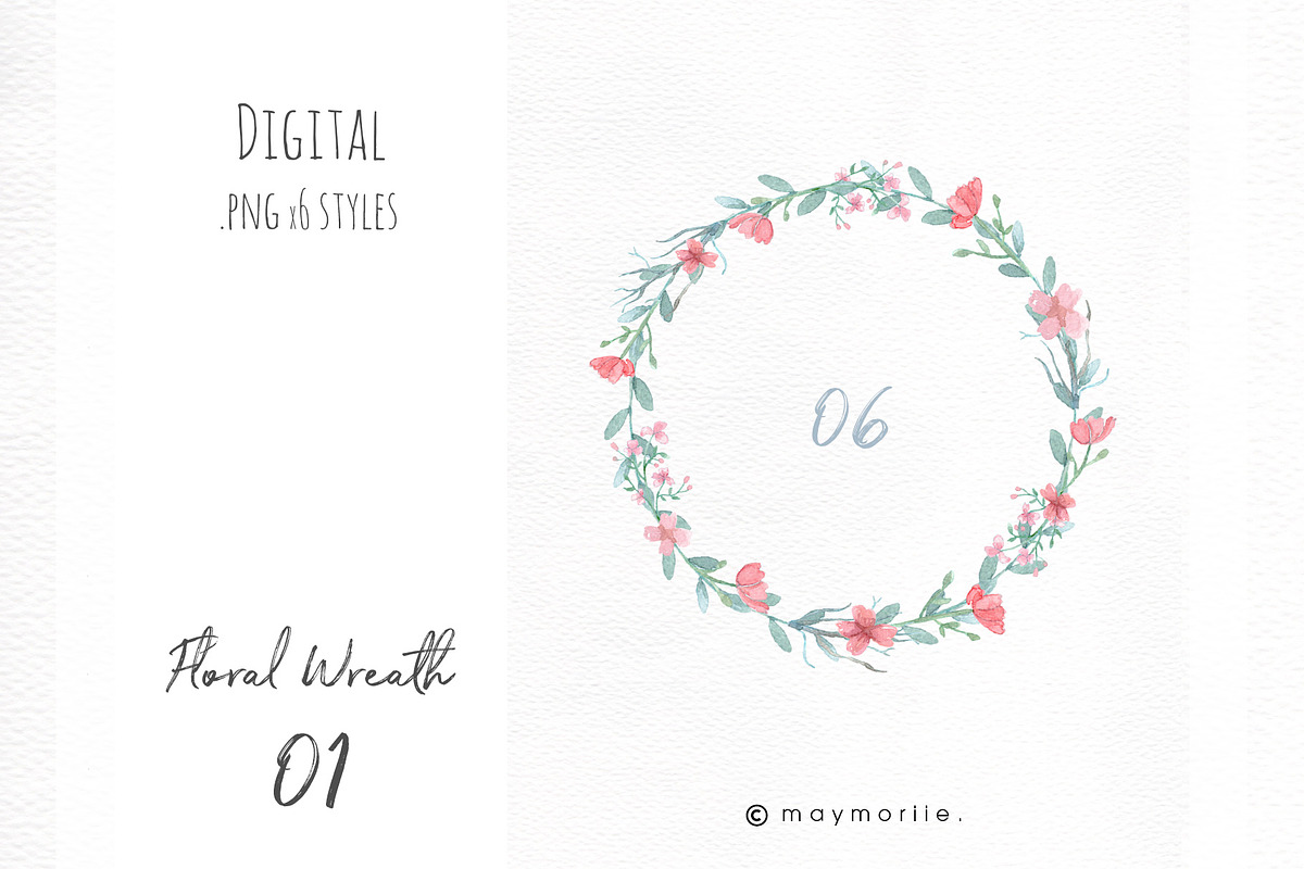 Floral graphic for invitation, an Illustration by May • SHO (Photo 9 of 9)