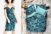 Abstract Teal Texture Allover Patter, a Texture Graphic by Gullenda (Thumbnail 4 of 6)
