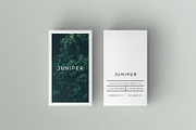 J U N I P E R Business Card Template, a Business Card Template by 46&2 Collective (Thumbnail 5 of 9)