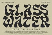 Glass Water - Tropical Font, a Font by HeyFonts (Thumbnail 1 of 14)