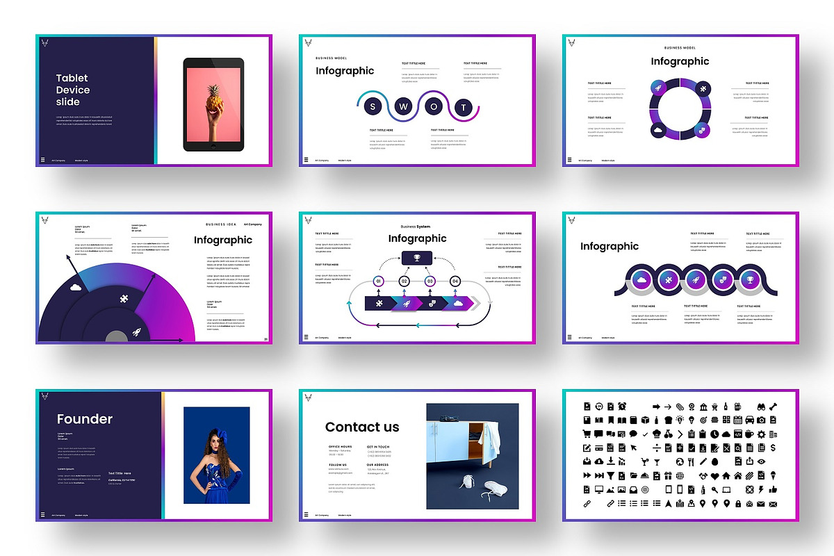 Venture – Business Keynote Template, a Presentation Template by Dens Creative Studio (Photo 5 of 6)