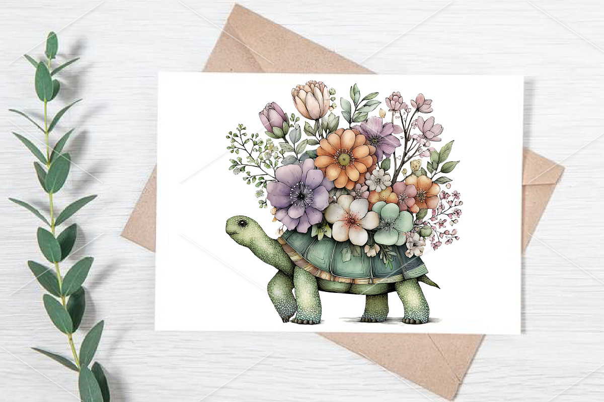 Whimsical Animals Cute Spring PNG, an Illustration by Canvas Craft (Photo 6 of 6)