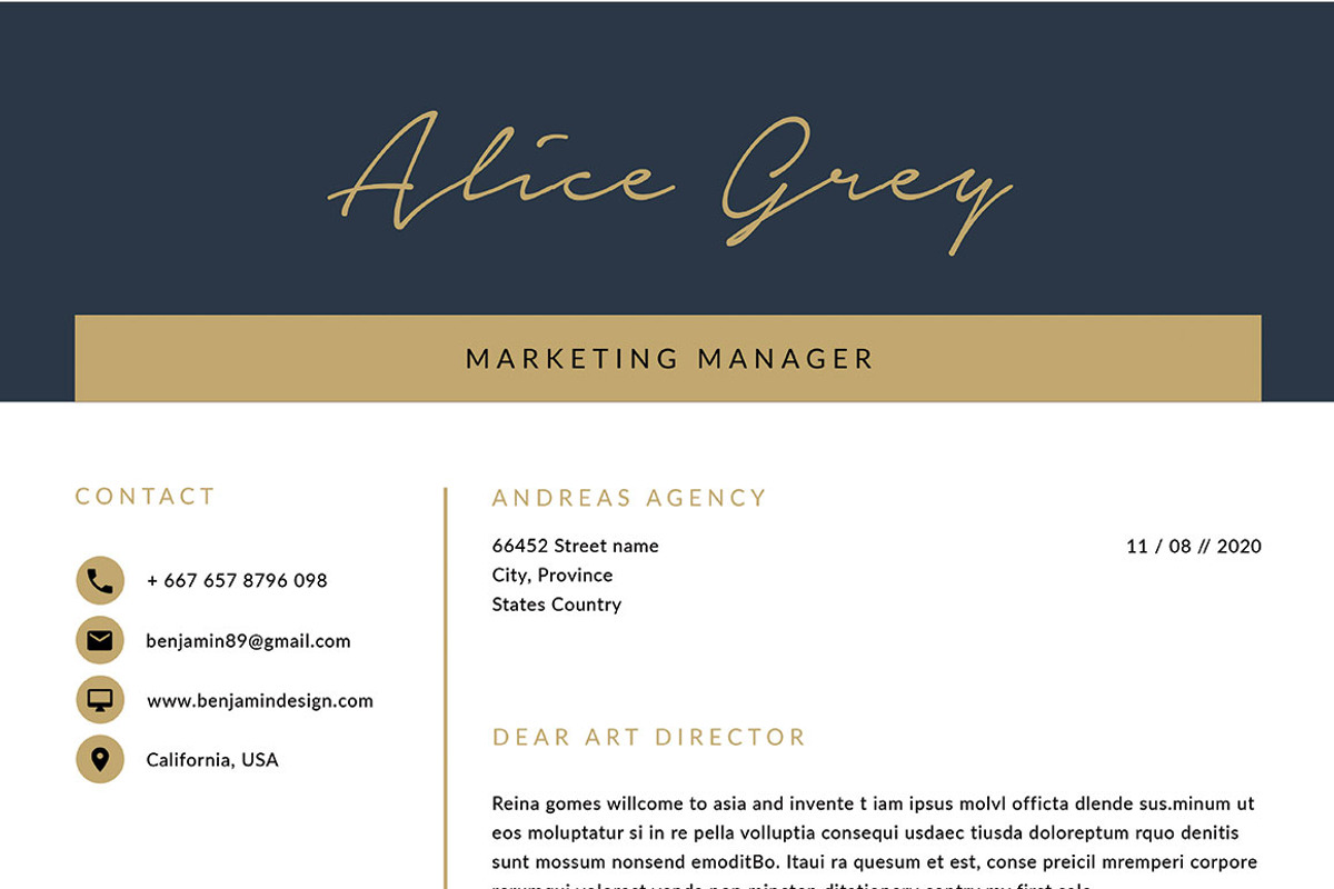 Resume Template/CV Template, a Resume Template by Symie Design (Photo 6 of 7)