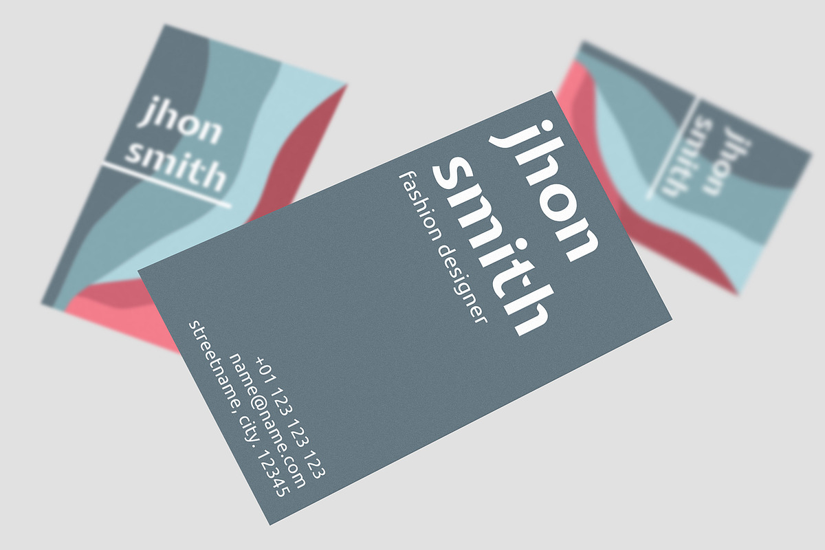 Decorative business card V2, a Business Card Template by EN86-21 (Photo 3 of 3)