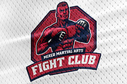 MMA Fighting Club Logo, a Branding & Logo Template by bazzier_graphik (Thumbnail 2 of 4)