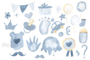 GENDER REVEAL PARTY, a Decorative Illustration by OlliArtDesign (Thumbnail 4 of 6)