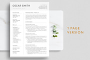Modern Resume/CV Template - OSCAR, a Resume Template by TheStandOutResume (Thumbnail 2 of 10)