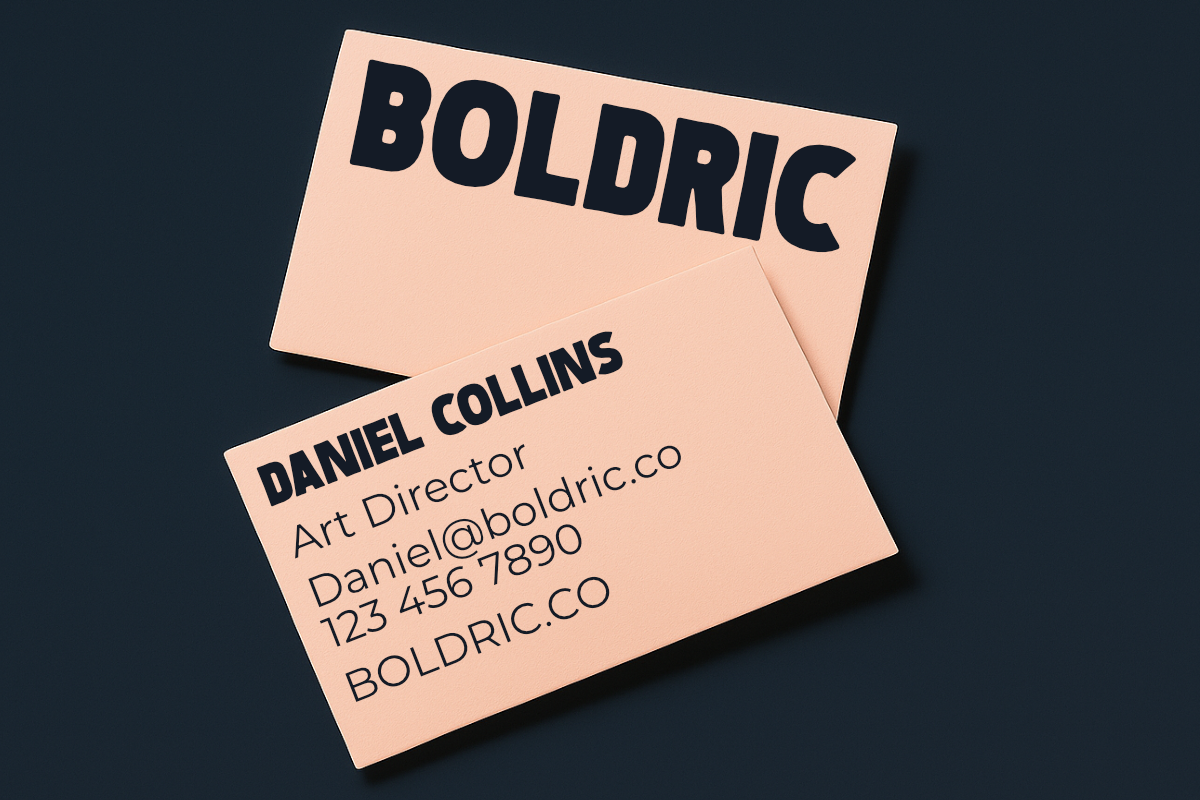 Boldric - Bold Industrial Sans Serif, a Sans Serif Font by Muksal Creative (Photo 10 of 13)
